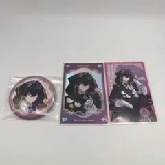 佐伯イッテツ サンリオコラボ フォト風カード チェキ 缶バッジ 3点セット