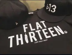 FLAT THIRTEEN ‘CAP’キャップ 黒 ブラック BLACK ♭13