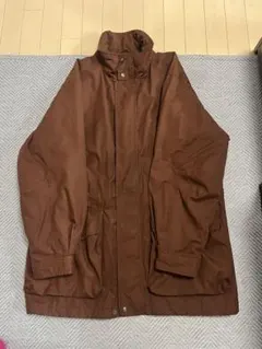 Lands' End ブラウン モッズコート メンズ 38-40