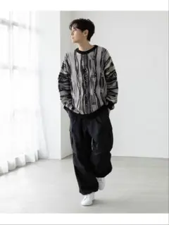 LAKOLE 幾何学模様ニットセーター 美品