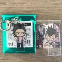 アクリルキーホルダー　ディフォルメシール　鬼滅の刃×SLぐんま　不死川玄弥セット