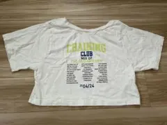 kastane ショート丈　バックプリント　Tシャツ　Sサイズ　ダメージ仕様のサムネイル