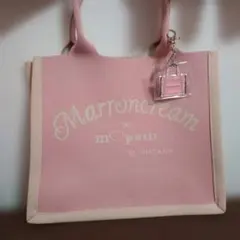 サンリオ　青木美沙子　トートバッグ　　しまむら　ピンク　マロンクリーム