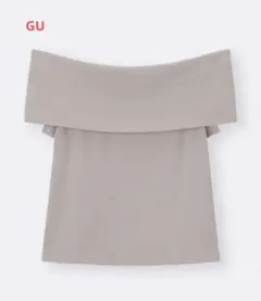 GUオフショルダー2025 カットソー　Lのサムネイル