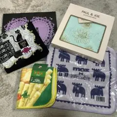 (新品) PAUL & JOE ANNA SUI ハンカチ 他計4点セット