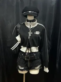 ブラックショートジャケット 1095 ఌ