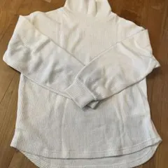 グローバルワーク　リブ　ニット　L アイボリー　レディース