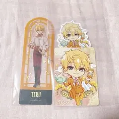 地縛少年花子くん　コラボカフェ トレカ　ステッカー　輝