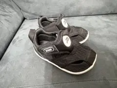 IFME ブラック ベビーサンダル