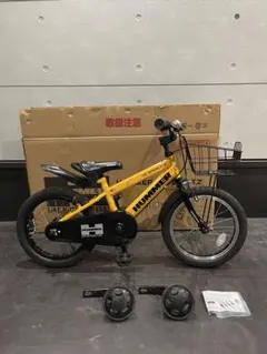 【引取り限定】HUMMER 子供用自転車 16インチ 前カゴ付き 40337_1.jpg