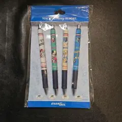 ディズニー　ボールペン4色4本　エナージェル