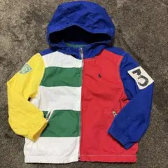 Ralph Lauren ナイロンジャケット ビックポニー レッド ネイビ - メルカリ
