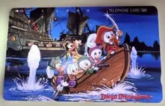 東京ディズニーランド公式カリブの海賊.使用済みテレカ.ヴィンテージ.レトロのサムネイル