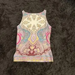 ETRO ペイズリー柄タンクトップ 42のサムネイル
