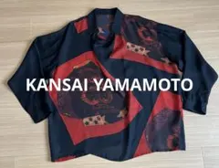 KANSAI YAMAMOTO長袖シャツ 柄 ブラック レッドのサムネイル