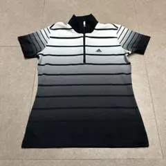Adidas golf スポーツウェア　半袖　ポロシャツ　ゴルフ　ボーダー　Sのサムネイル
