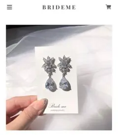 Bride me ブライミー ZP-18 イヤリング※コンバーターで変更済