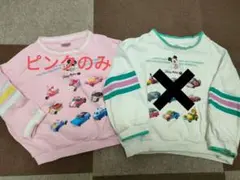 Littc トミカ ミッキー ミニー 薄手トレーナー ピンクのみ