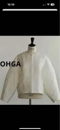 最終お値下げ! 新品 OHGA ohga オーガ フラワージャケット 2025年最新】ohga コートの人気アイテム - メルカリ