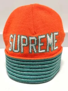 正規品　Supreme キャップ　帽子 アメリカ製　Sロゴ オレンジ Supreme×New Era グラデーションボックスロゴキャップ オレンジ