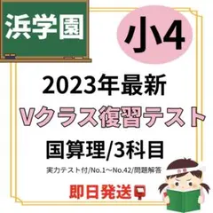 2026年最新】浜学園Vクラス復習テストの人気アイテム - メルカリ