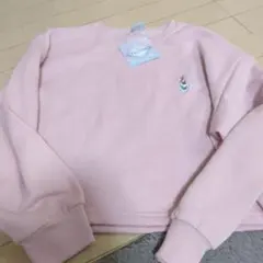 オラフ刺繍 ピンク トレーナー
