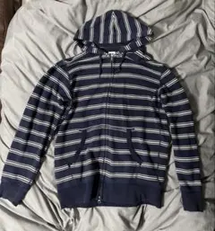 00s OLD UNIQLO チェック ダブルジップパーカー 短丈 y2k - メルカリ
