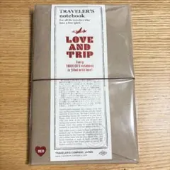 トラベラーズノート レギュラーサイズ LOVE AND TRIP レッド