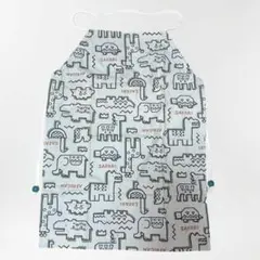 即購入可 子供用 エプロン 女の子 男の子 動物 アニマル 料理 学校 行事