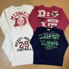 BREEZEトレーナー　4枚セット　110cm