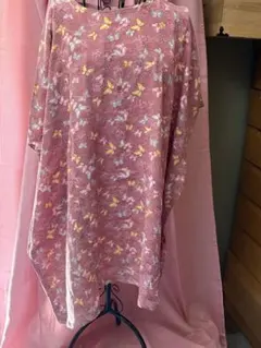 48マタニティにも‼️着物リメイク‼️カフタンチュニック‼️ハンドメイド‼️