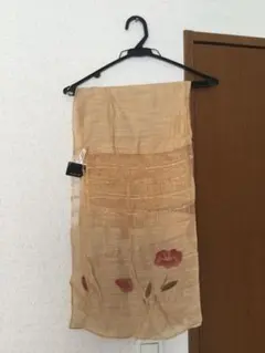 From Jennifer 新品未使用 シルク混 ストール ゴールド タグ付き