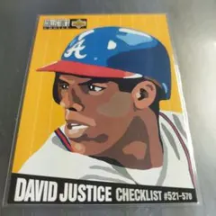 470 大リーグカード　デービッド.ジャスティス 2026年最新】デービッド•ジャスティスの人気アイテム - メルカリ