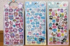 動物 かわいい ぷっくりシール ぷくっとつやつや3Dジュエルシール