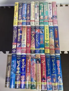 ディズニー VHS ビデオテープ 14本セット まとめ売り - メルカリ
