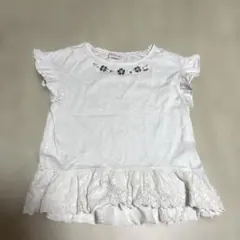 mezzo piano フリル付きTシャツ 140