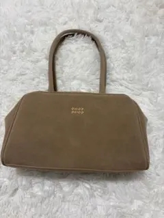 CHICO ハンドバッグ スエード調 ベージュ