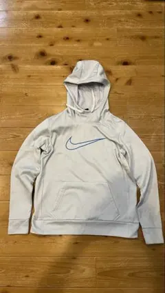 Nike DRI-FIT ライトグレー　パーカー M