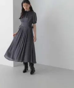 NATURAL BEAUTY BASIC ジャガードハイネックワンピースのサムネイル