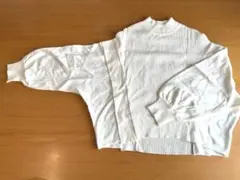アーバンリサーチ　ホワイト ハイネック リブニット 長袖 トップス