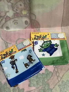 ディズニー　トイストーリー　ランチナフキン　２種類セット　ランチクロス