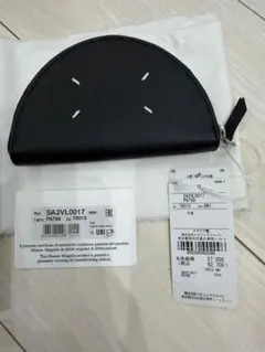 【新品】Maison Margiela 4ステッチ レザーコインケース 黒