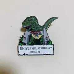 【当時物・レア】USJ ジュラシックパーク ピンバッジ 恐竜 ティラノサウルのサムネイル