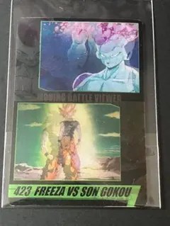 ドラゴンボール ウエハース 森永 3D 孫悟空VS魔人ブウ - メルカリ