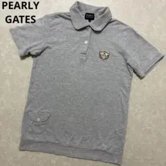 パーリーゲイツ★綿100%★ストレッチ★ポロシャツ【レディース サイズ1（M）】