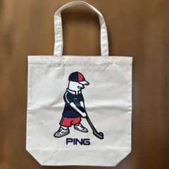 PING ミスターピン　キャンバストートバッグのサムネイル
