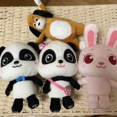 ベイビーバス　キキ　ミュウミュウ　モモ　チョコ兄さん　ぬいぐるみ