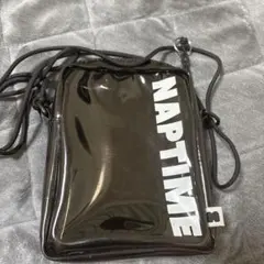 ナップタイム　naptime. Nissy 西島隆弘　ショルダー　バック Nissy NAPTIME クリアショルダーバッグ ブラック - メルカリ