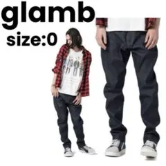 【美品】希少 glamb poly denim グラム ポリーデニム インディゴのサムネイル