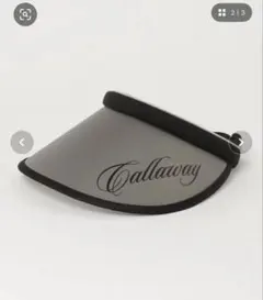 【新品未使用タグ付き】Callaway ゴルフサンバイザー レディース